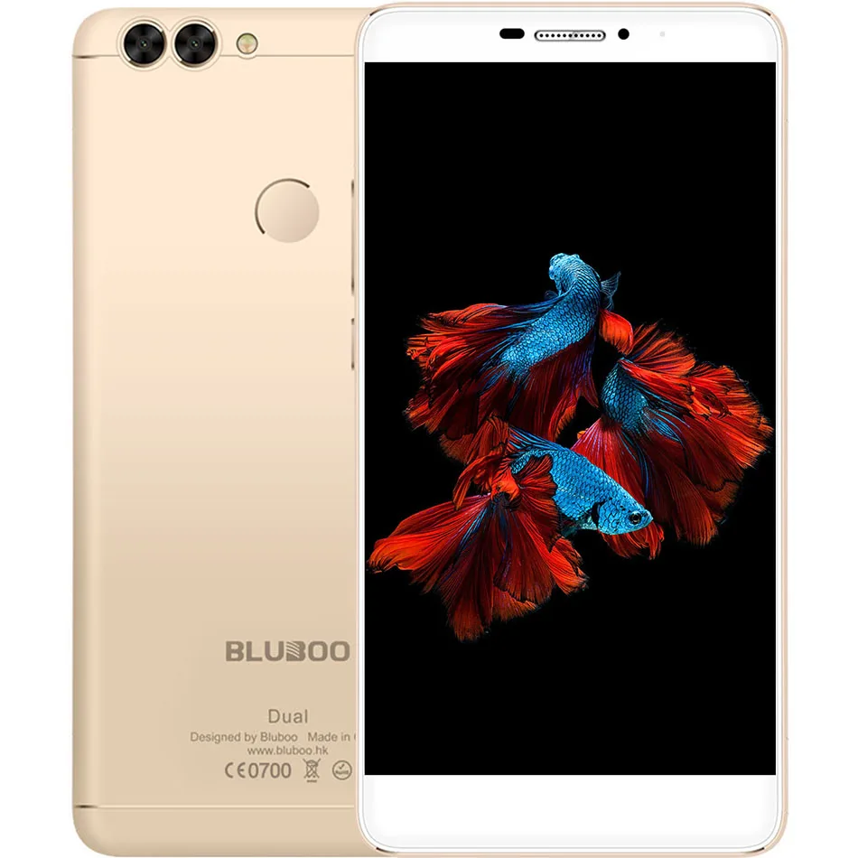 BLUBOO Dual Мобильный Телефон 5.5 &quotFHD 13MP Двойная Камера Заднего Вида 4 Г LTE MTK6737T Quad Core 2 RAM