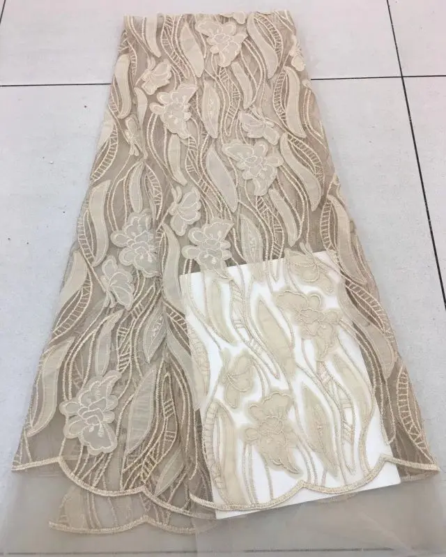 African cut Lace Fabric 2018 Embroidered Nigerian Laces Bridal High Quality French Tulle ML6486 | Дом и сад
