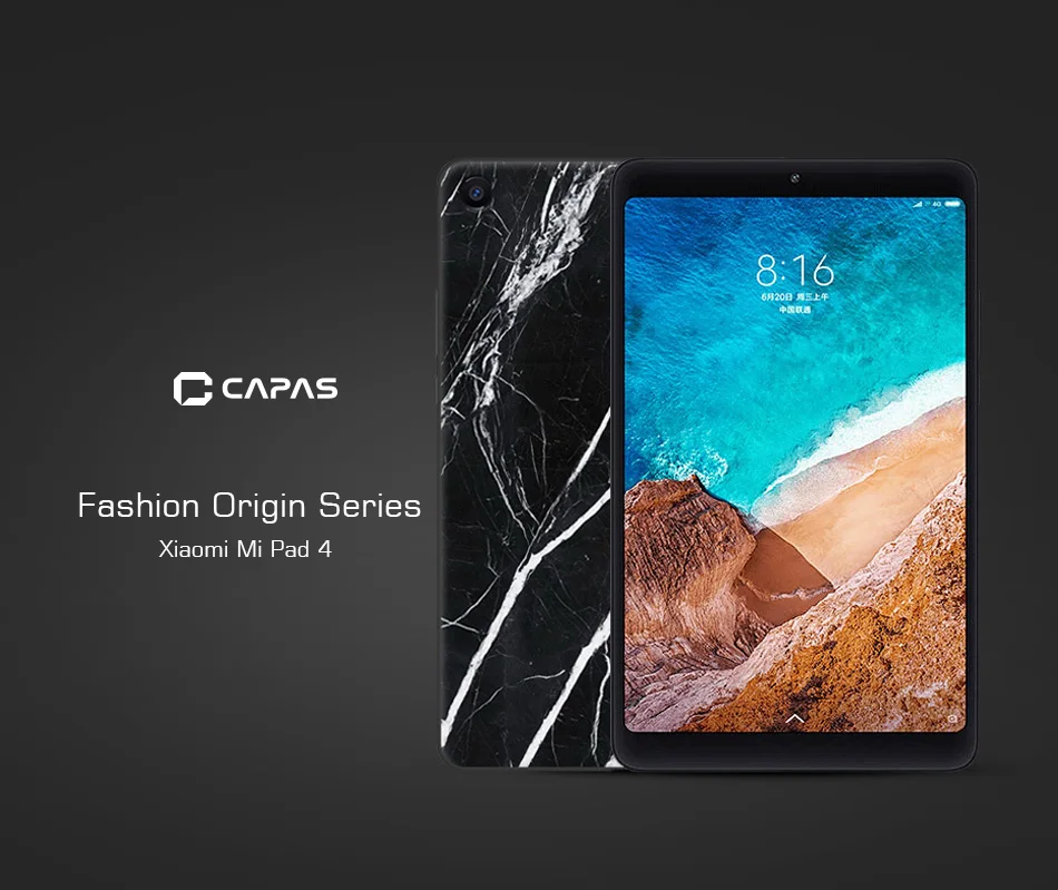 Чехол-накладка для Xiaomi mi Pad 4, Мягкий Силиконовый ТПУ чехол для планшета с изображением деревянного камня, чехол для mi Pad4, противоударный защитный чехол
