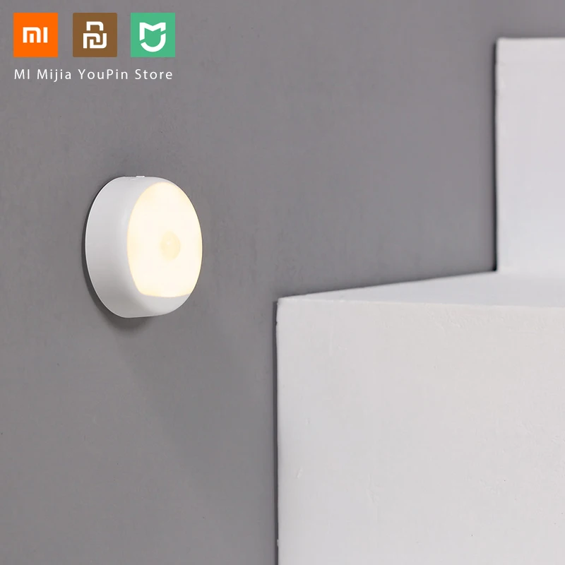 USB зарядка Xiaomi Mijia Yeelight светодиодный ночник Инфракрасный магнитный с крючками