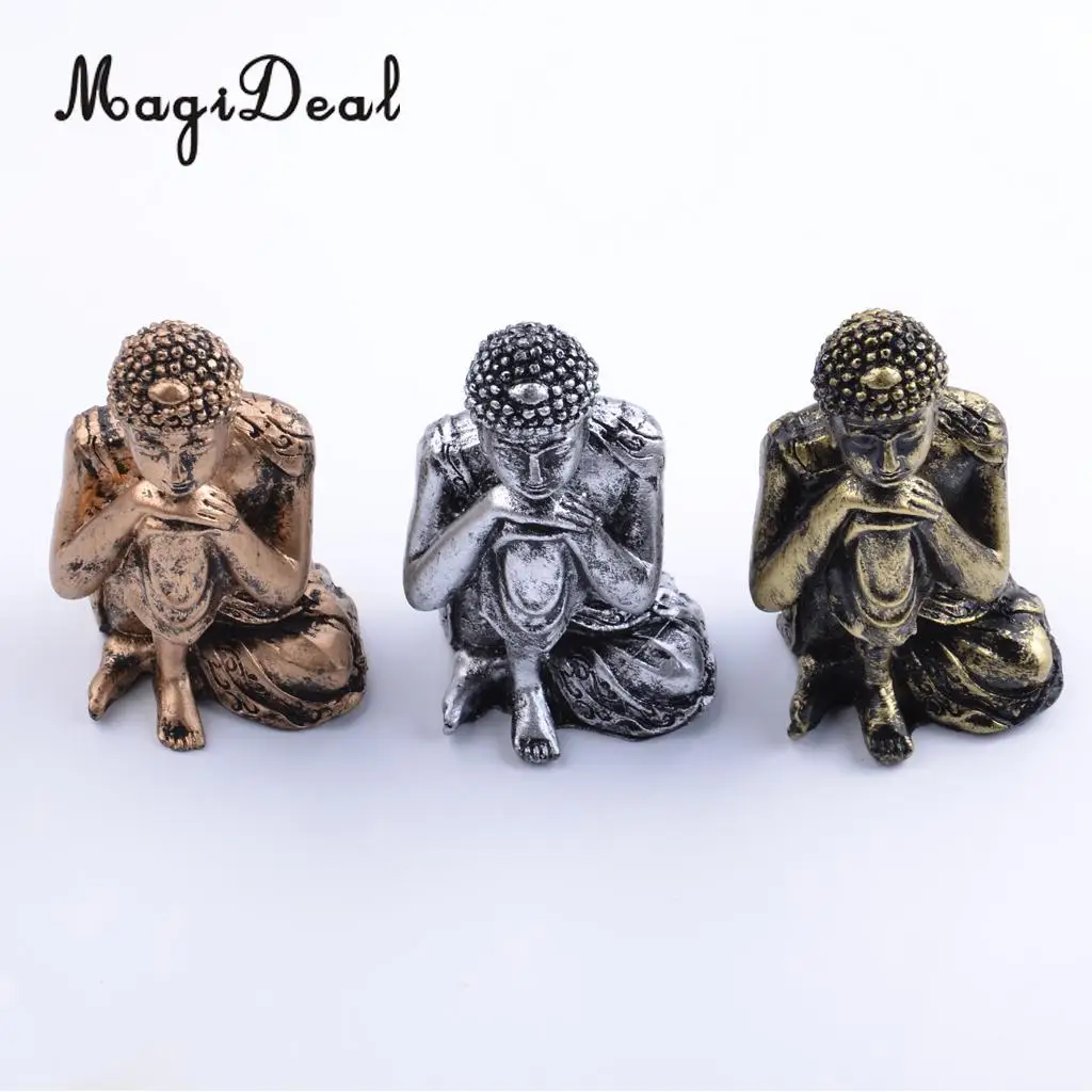 Статуя Будды MagiDeal индийская статуя для медитации статуэтка ручной росписи