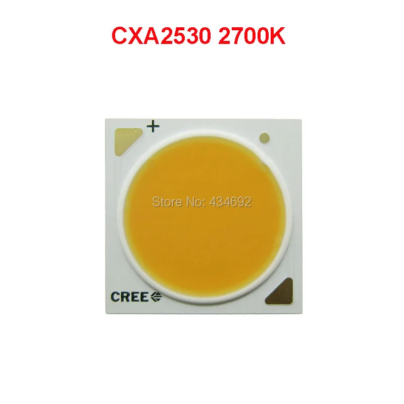 65 Вт Cree CXA2530 CXA 2530 COB Светодиодная лампа 5000K 4000K 3000K 2700K 75CRI 80CRI 90CRI 95CRI 36-42V 1600MA светодиодные светильники