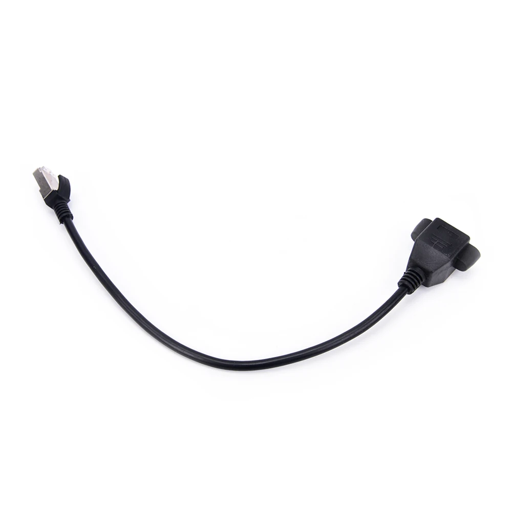 30 см RJ45 кабель штекер гнездо винтовое крепление для панели Ethernet LAN Сетевой