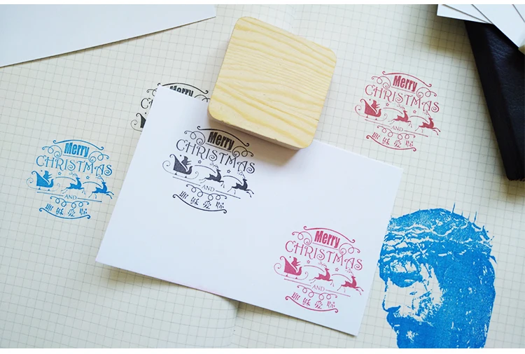

Custom Design Rubber Stamp Wood-mounted Scrapbooking Wedding Birthday Christmas Greeting Card Gift Box Photo Album DIY
