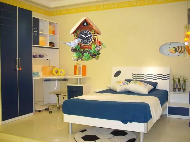 Часы настенные с сердечником креативные Мультяшные бесшумные кварцевые для