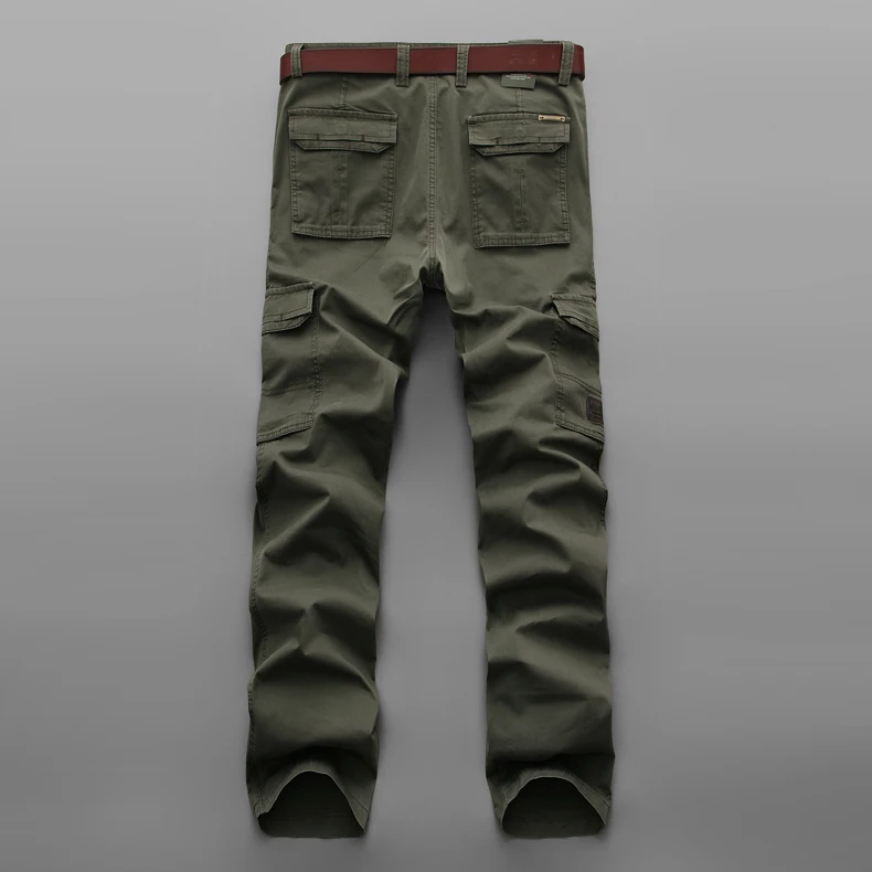 Мужские повседневные джинсы брюки-карго из 100% хлопка высокое качество