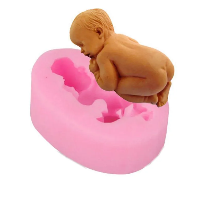 Aomily Baby Infant Silicone Cake Molds Decorating Jelly Mold Fondant Chocolate Sugar Mould Handmade Soap Baking Tools | Дом и сад