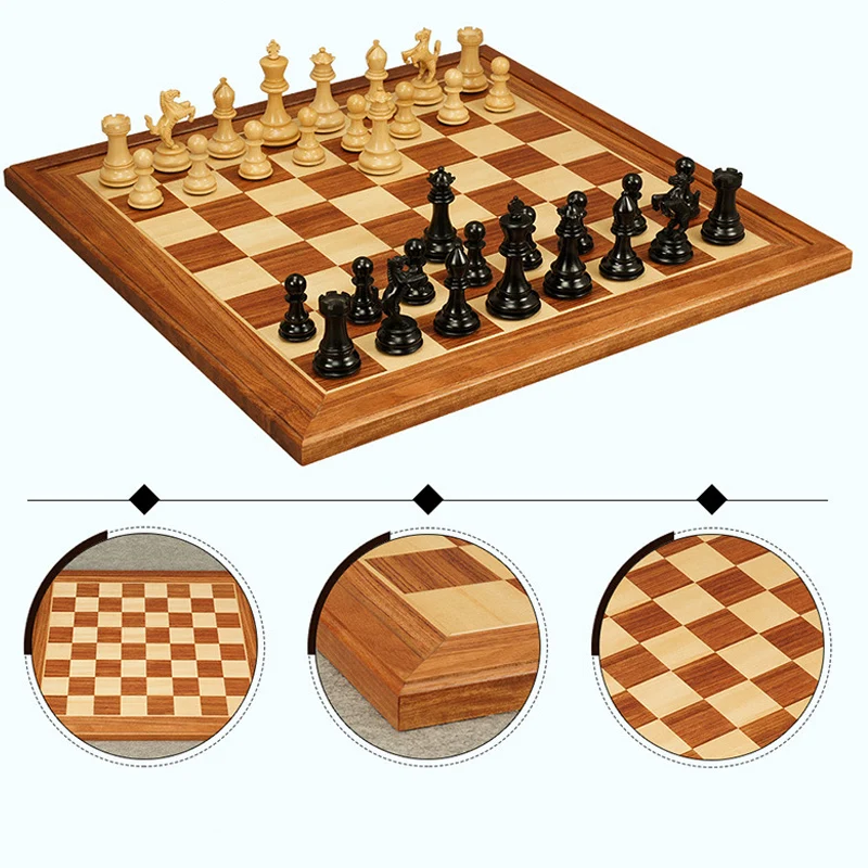 Bstfamly деревянный Шахматный набор игры портативные игровые международного