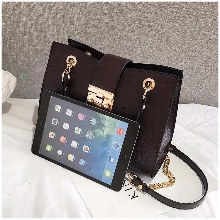 VOLESS ромбовидная решетка женская сумка модная Лоскутная дамская высокого