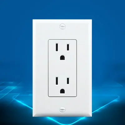 15A/20A 110 V-250 V США 1 2 банда UL аутентификация США стандартная розетка Северная Америка розетка питания настенный выключатель - Цвет: 15A 110 to 125v