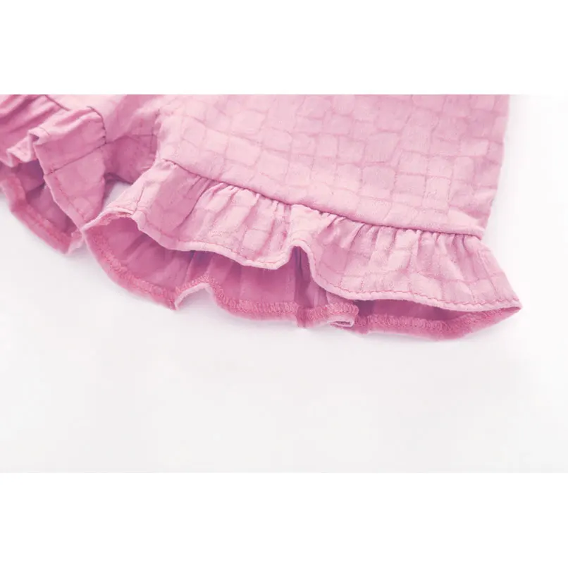 Модное платье для маленьких девочек Короткие штаны Повседневная одежда Детская