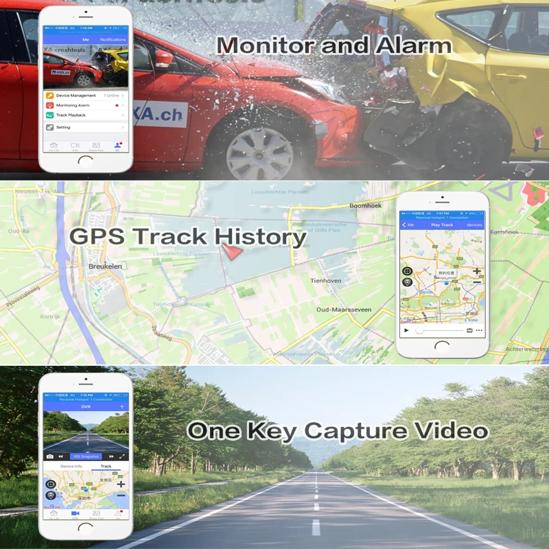 Maustor 4 г ADAS Видеорегистраторы для автомобилей GPS навигатор Камера 6.84 &quotAndroid 5.0