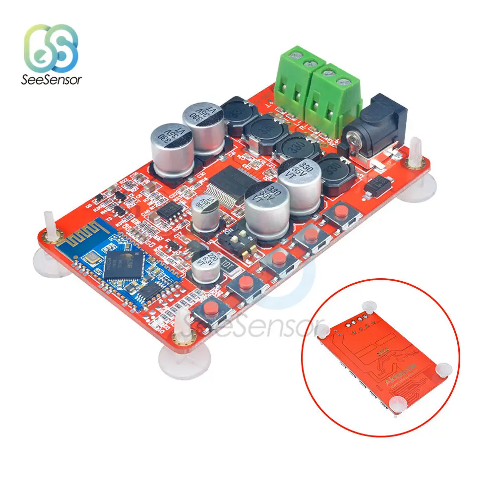 Новый TDA7492P 50 Вт + беспроводной Bluetooth 4 0 аудио приемник плата цифрового усилителя 2 1