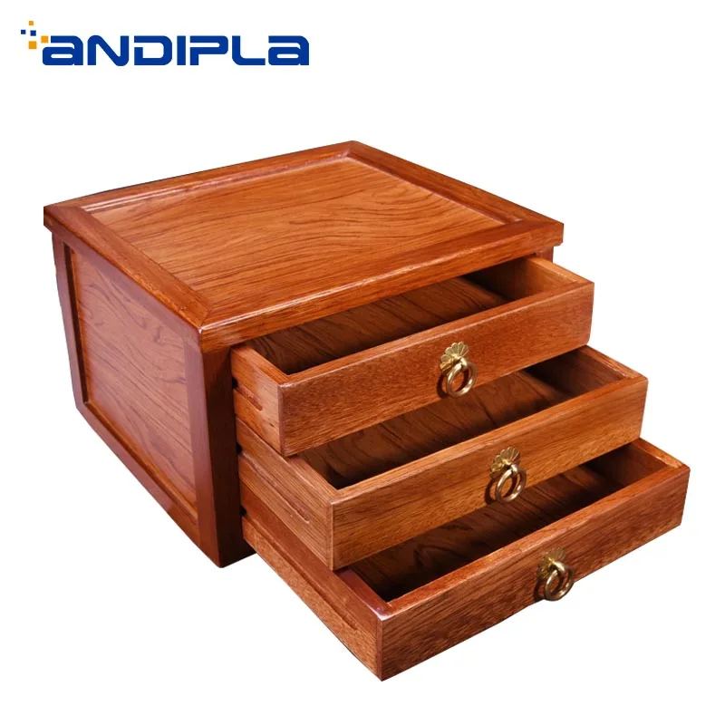 Высококачественный ящик для хранения из массива дерева держатель пирожных полка