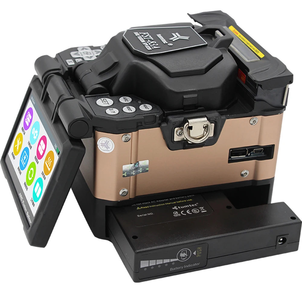 Tumtec FST 83a 500x увеличение сердечника выравнивания FTTx сварочный аппарат для