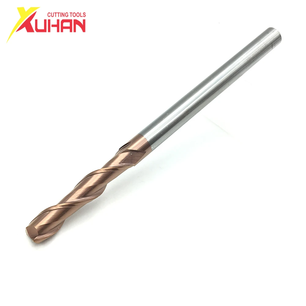Фреза двухфлутковая HRC55 12*12D*150L 1 шт. 5 шт. 10 шт. из твердосплавной кобальтовой стали для резки на станках с ЧПУ.