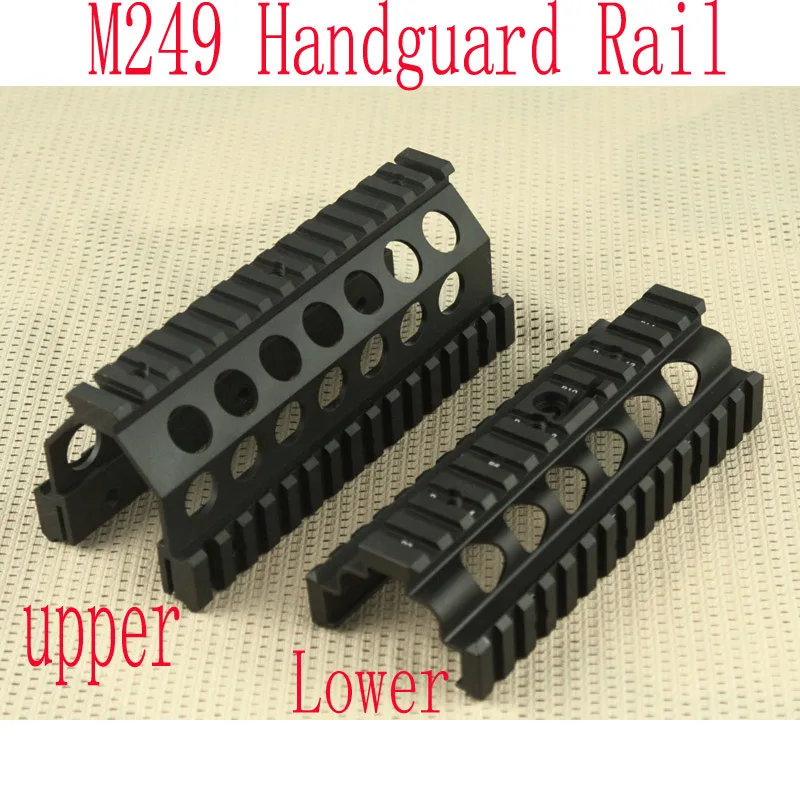 Алюминиевое CNC M249 нижнее и верхнее крепление для прицела поручни система рельсов