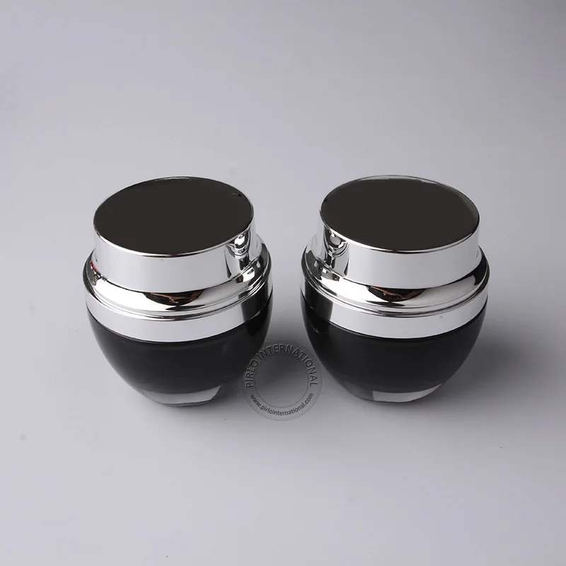 Акция Новинка 50 г стеклянная баночка для крема мл черный женский косметический