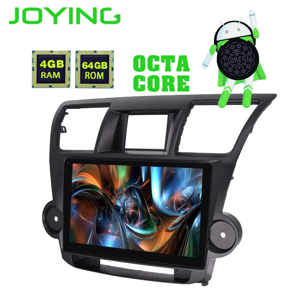JOYING 10 1 "ips 8 Восьмиядерный автомобильное радио аудио Android стерео Мультимедиа для