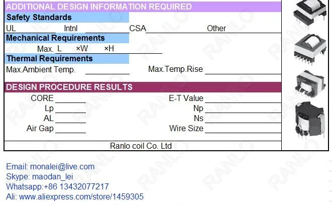 EE25 16pin 8 + 8pin пользовательский трансформатор образец Magetic ферритовый сердечник