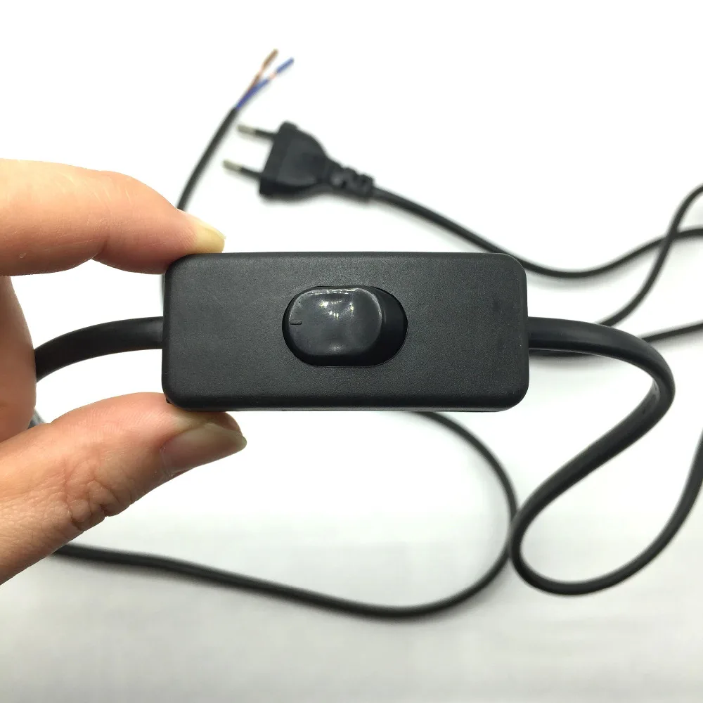 1 шт. шнур питания для лампы 2 Х0 75 мм2 220 В переменного тока|eu plug wire|power cordpower cord eu |