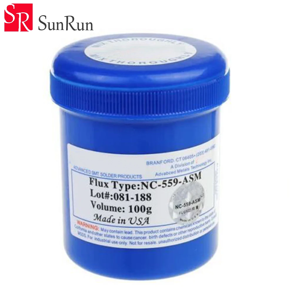 

NC-559-ASM 559 100cc 100g Solder Flux Paste For SMT BGA Reballing Soldering Welding Repair