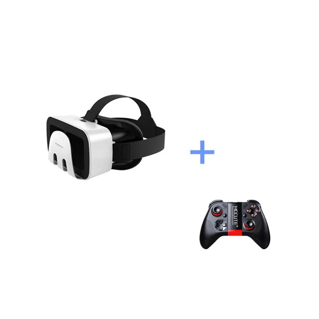 Виртуальной реальности VR Box VR SHINECON 3D очки гарнитура для 4,7-6," смартфон Захватывающий игровой+ геймпад и портативный Imax кинотеатр - Цвет: VR Game Pad B