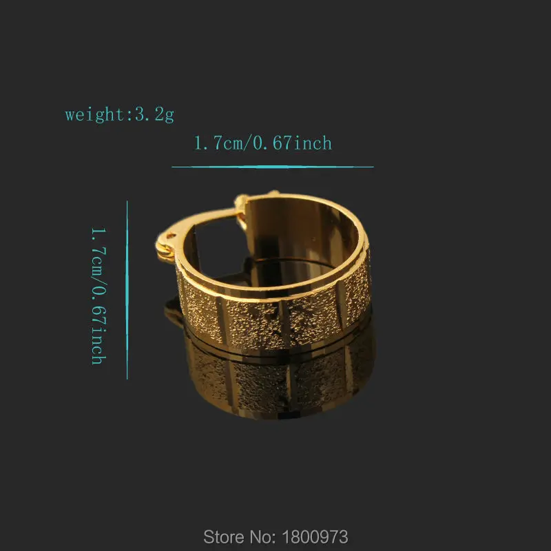 Новое поступление золотые серьги-кольца для женщин золотой цвет вечеринки