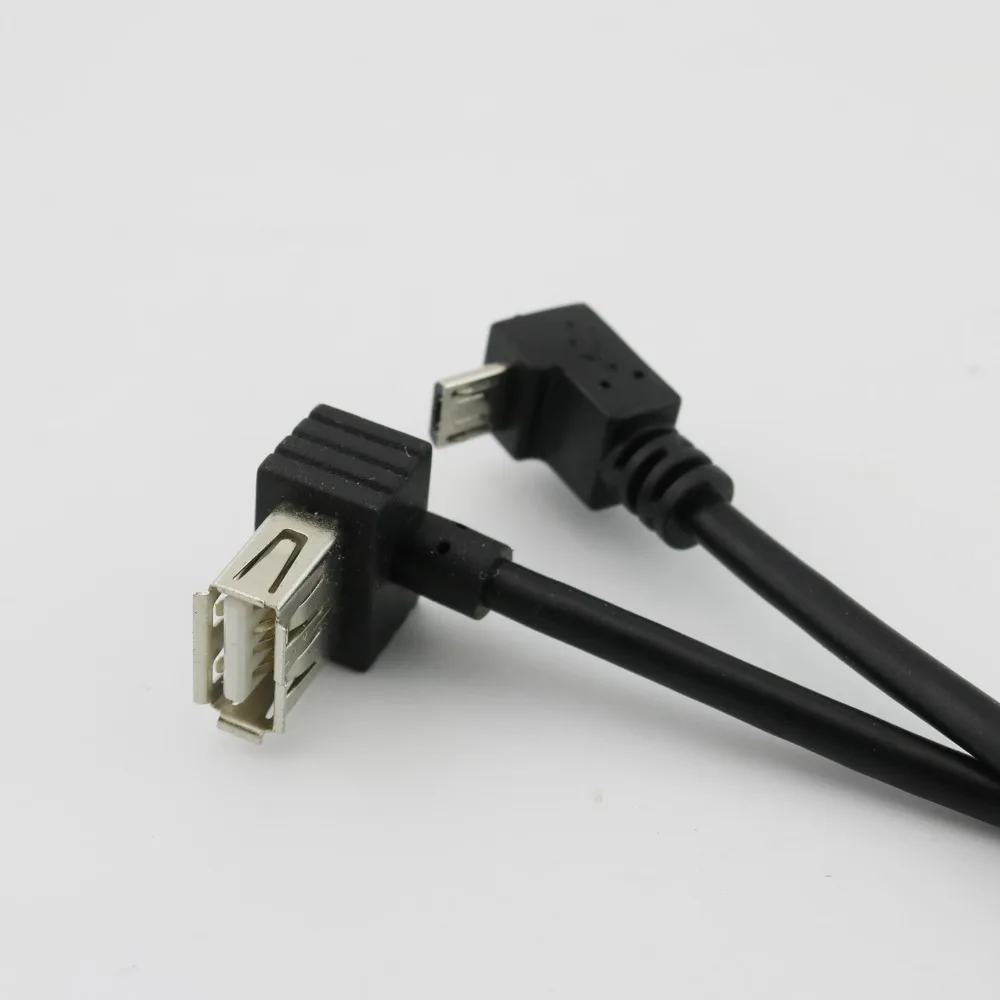 1 шт. Micro USB 5 контактный штекер под углом до 2 0 A Разъем зарядное устройство адаптер