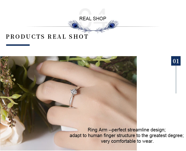 Ювелирное бриллиантовое кольцо с эффектом 0,4ct, 18 карат, белое золото, светильник, Роскошный милый подарок на день рождения подруги, обручальные кольца для женщин