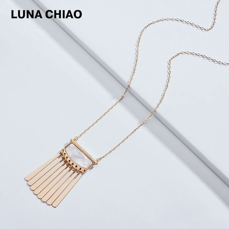 Ожерелье женское LUNA CHIAO акриловое металлическое