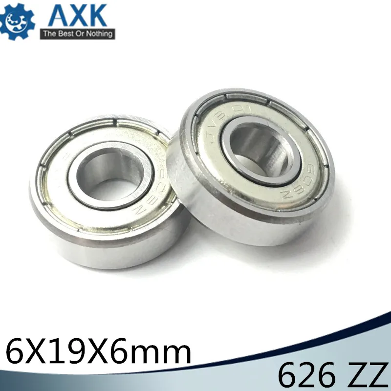 626ZZ подшипник ABEC-5 10 шт. 6X19X6 мм миниатюрный 626Z упорные шариковые подшипники 626 ZZ EMQ