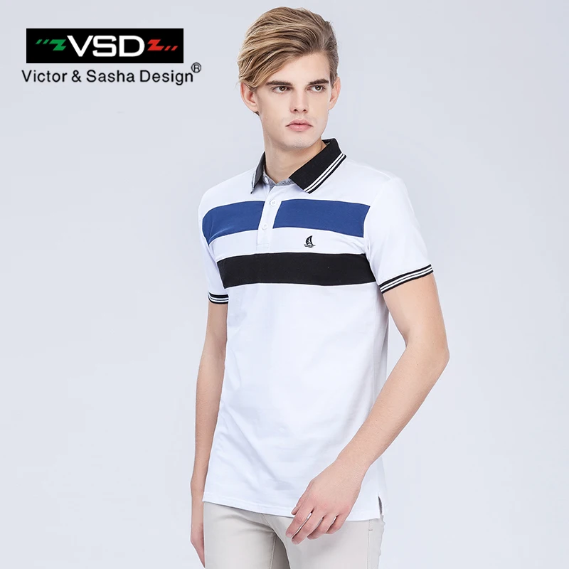 VSD 2017 Лето Playeras Хлопок Camisa Masculin Ralphmen Crocodile Поло Мужские Рубашки С Коротким Рукавом