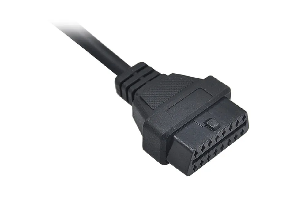 OBD II 16Pin штекерным женский кабель 2 расширение OBD2 16 контактный разъем адаптера |