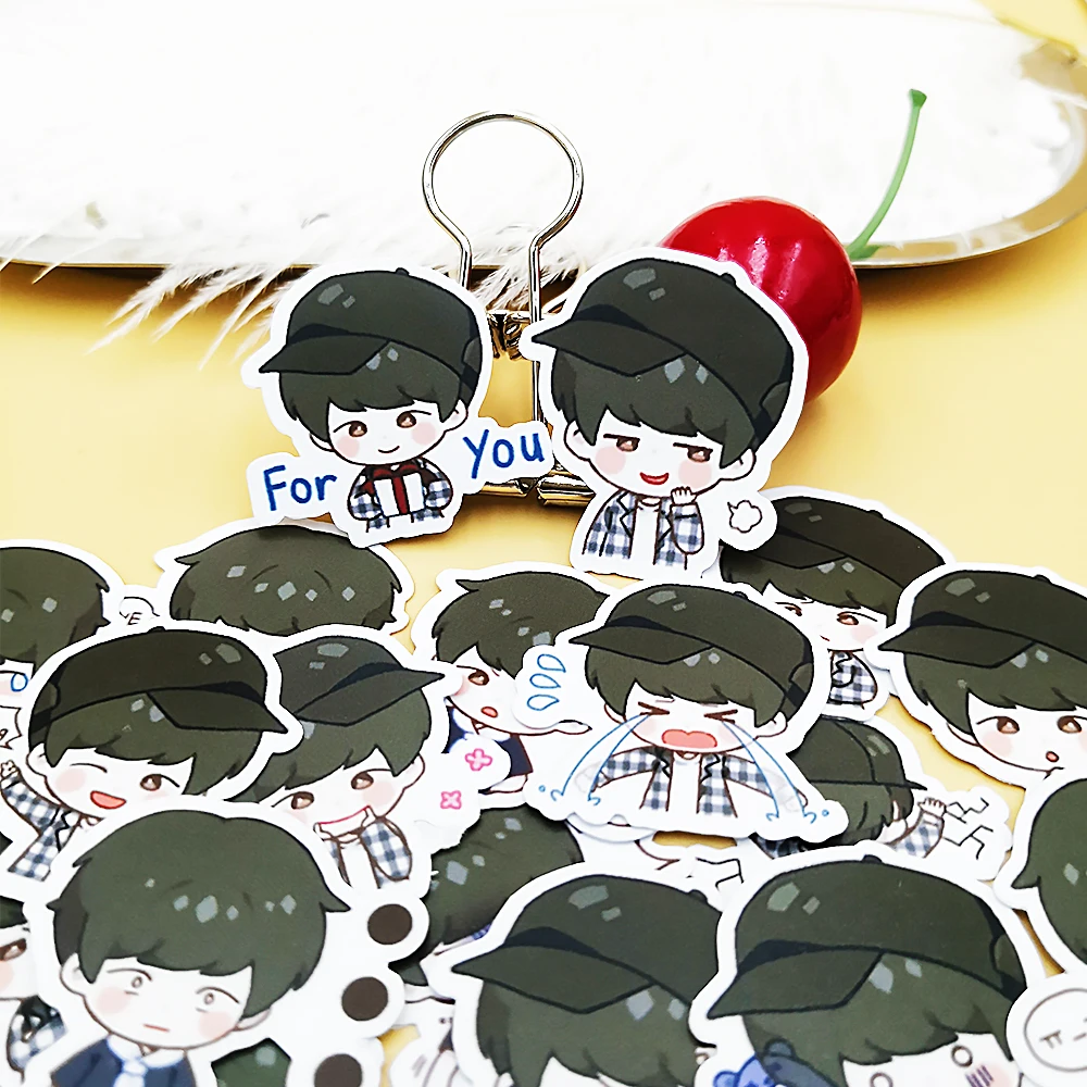 

20/20/40pcs Kawaii Handsome Boy Cartoon Movie DIY Diary Sticker School Stationery Children Room Decoration
