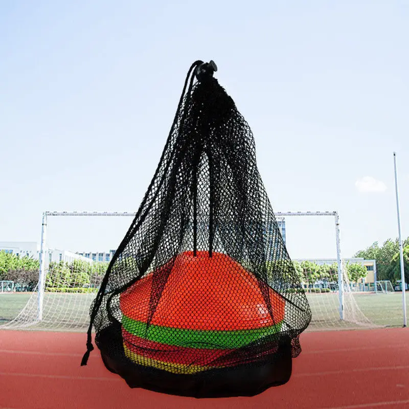 1 pcs Nylon Holder Bag Soccer Football Storage Durable Disc Cone for Carrying | Спорт и развлечения