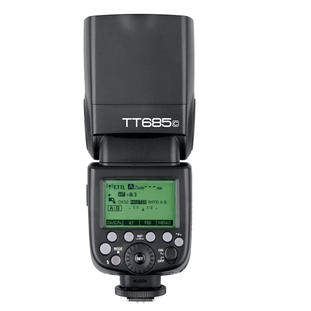 Godox TT685 TT685N 2 4G Беспроводная вспышка для камеры HSS 1/8000s i-TTL Speedlite + кронштейн S-типа