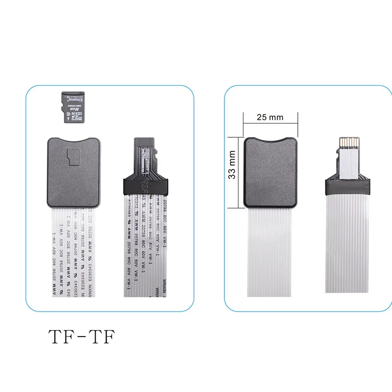 Новый горячий продавать 60 см Micro SD к tf карте Удлинительный кабель адаптер гибкий