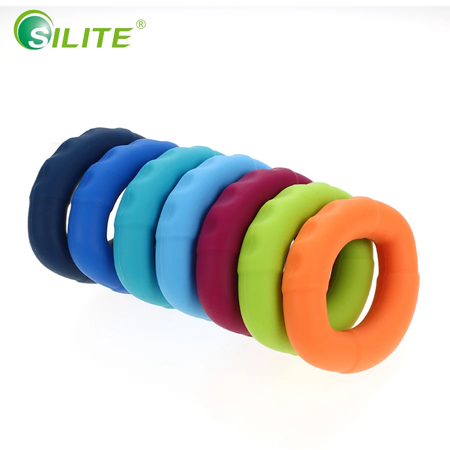 SILITE штыри силиконовый Захват Кольцо палец тренажер для развития мышц пальцев