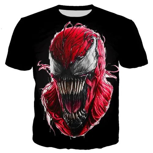 PLstar Cosmos Venom 3D футболка с черепом детская одежда г., для мальчиков, детей, Человек-паук супергерой, крутая футболка Топы с принтом фильма, футболка без выцветания - Цвет: kids t shirt