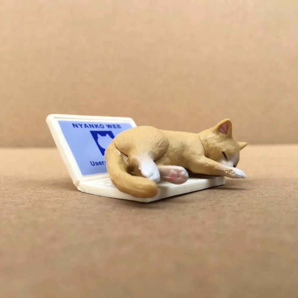 Япония оригинальный pet Capsule игрушечные лошадки 6 шт. Britsh короткошерстная Ragdoll