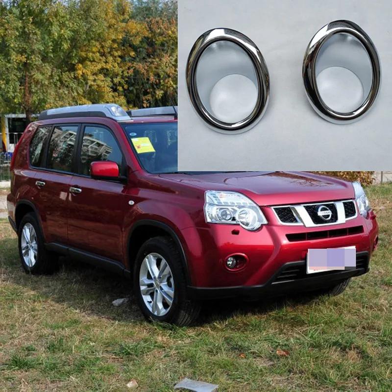 Для Nissan X trail T31 2008 2009 2010 2011 2012 2013 хром передние противотуманные фары светильник