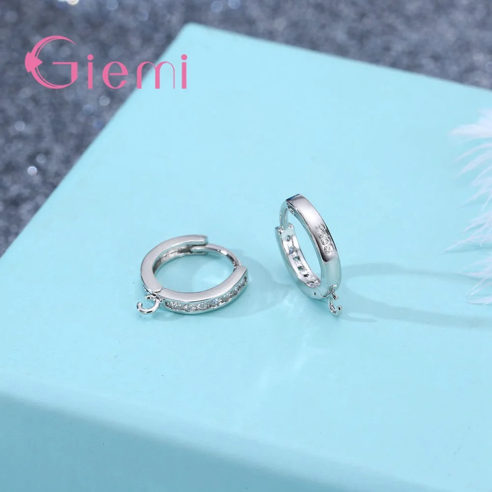 Серьги из серебра 925 пробы с австрийскими кристаллами | Украшения и аксессуары