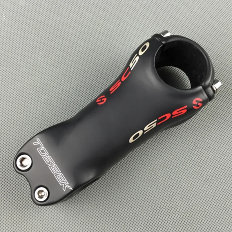 Велосипедные стебли из углеродного волокна TOSEEK SC50 6/17 градусов 31 8x70/80/90/100/110/120/130