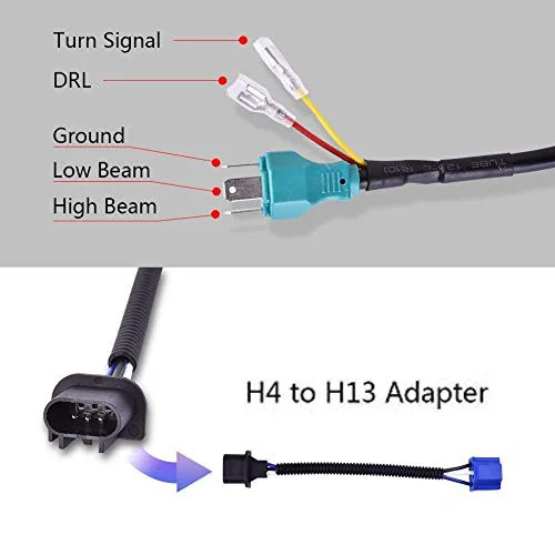 7-дюймовая светодиодная фара 60 Вт фасветильник дальнего света для автомобиля Hi/Lo