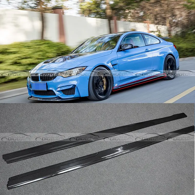 M3 M4 карбоновая боковая юбка бампер для BMW F80 F82 F83 2012 2017 авто гоночный автомобиль