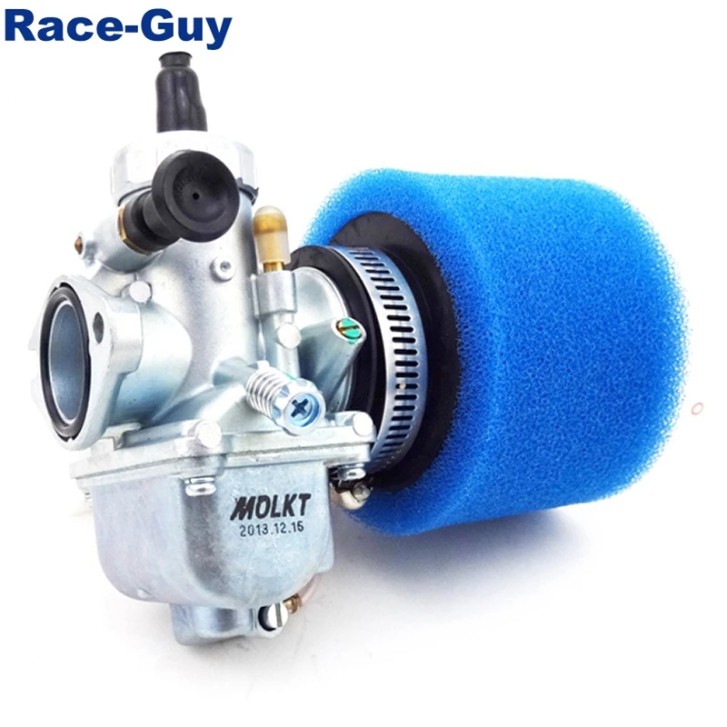 Карбюратор Molkt 26 мм Carb + синий воздушный фильтр 45 для Lifan YX 125cc 140cc 150cc CRF50 китайский
