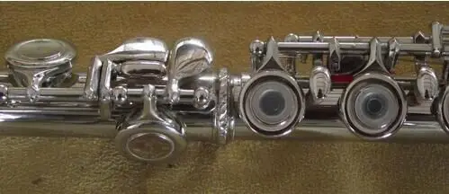 

New 16 open hole flute C Key silver plated Great tone