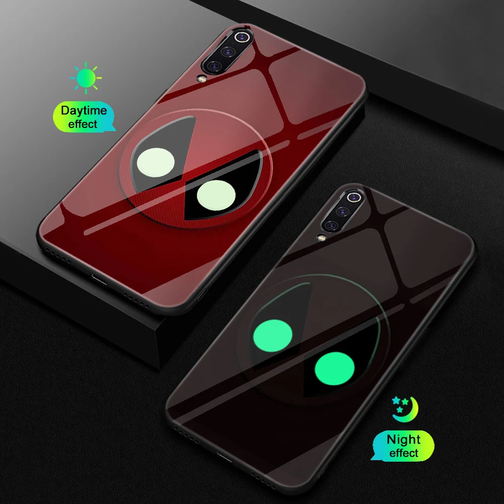 WM03746 Ciciber для Xiaomi mi 9 8 A2 6X9 T mi X 2 2S PocoPhone F1 стеклянные чехлы для телефонов Red mi Note 7 8 6 Pro Plus чехол Marvel Deadpool - Цвет: WM03746
