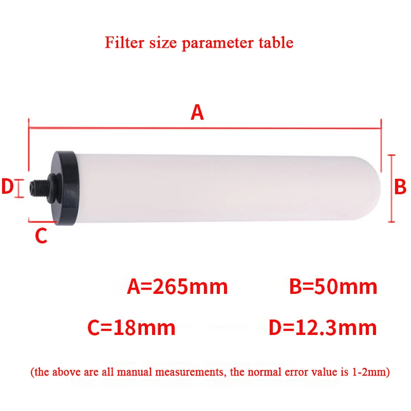 

Ceramic Filter for Water Filter Diatom Mud Composite Particle Activated Ceramic Filter Element to Remove Sediment Impurities
